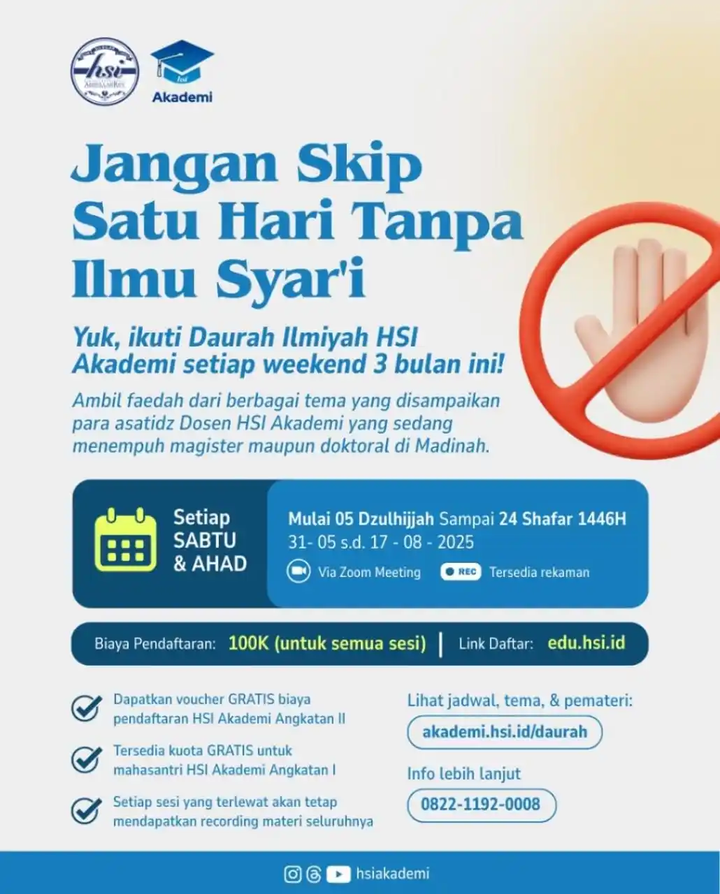 Image from Informasi Beasiswa, Dll: Link Daftar: edu.hsi.id...