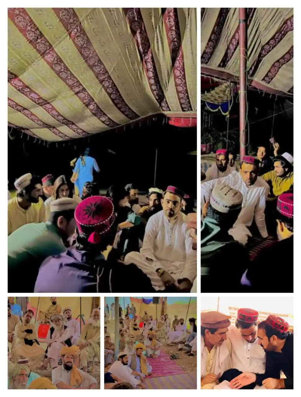 Image from PTM Dir Official: میرعلي پرلت شپږمه ورځ! د جاني خیل قام گاڈون،پښتون قامی جرگی مشرانو او ...