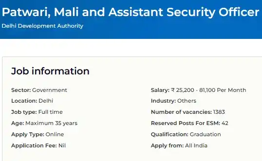 Ex-servicemen Jobs by CGR post