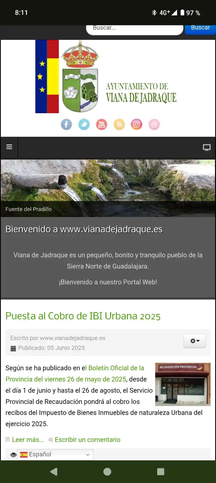 Image from Viana de Jadraque: 🪙Puesta al Cobro de IBI Urbana 2025 ℹ️ La información aquí: https://...