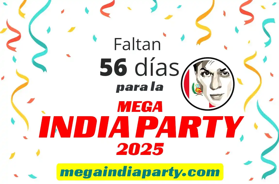 Image from CANAL INDIA ROMÁNTICA: MegaIndiaParty 2025 🥳: Recuerda que en este momento la entrada cuesta 35 soles pero hemos asi...