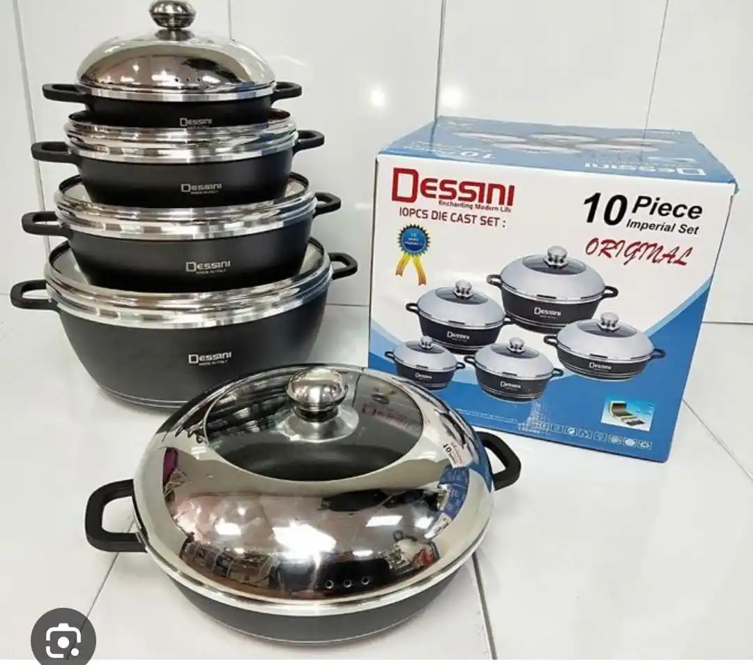 Image from Revi Wholesale And Retail: $65 🔥💃🏾 10 piece Dessin pots now available in stock vanga vakamirir...