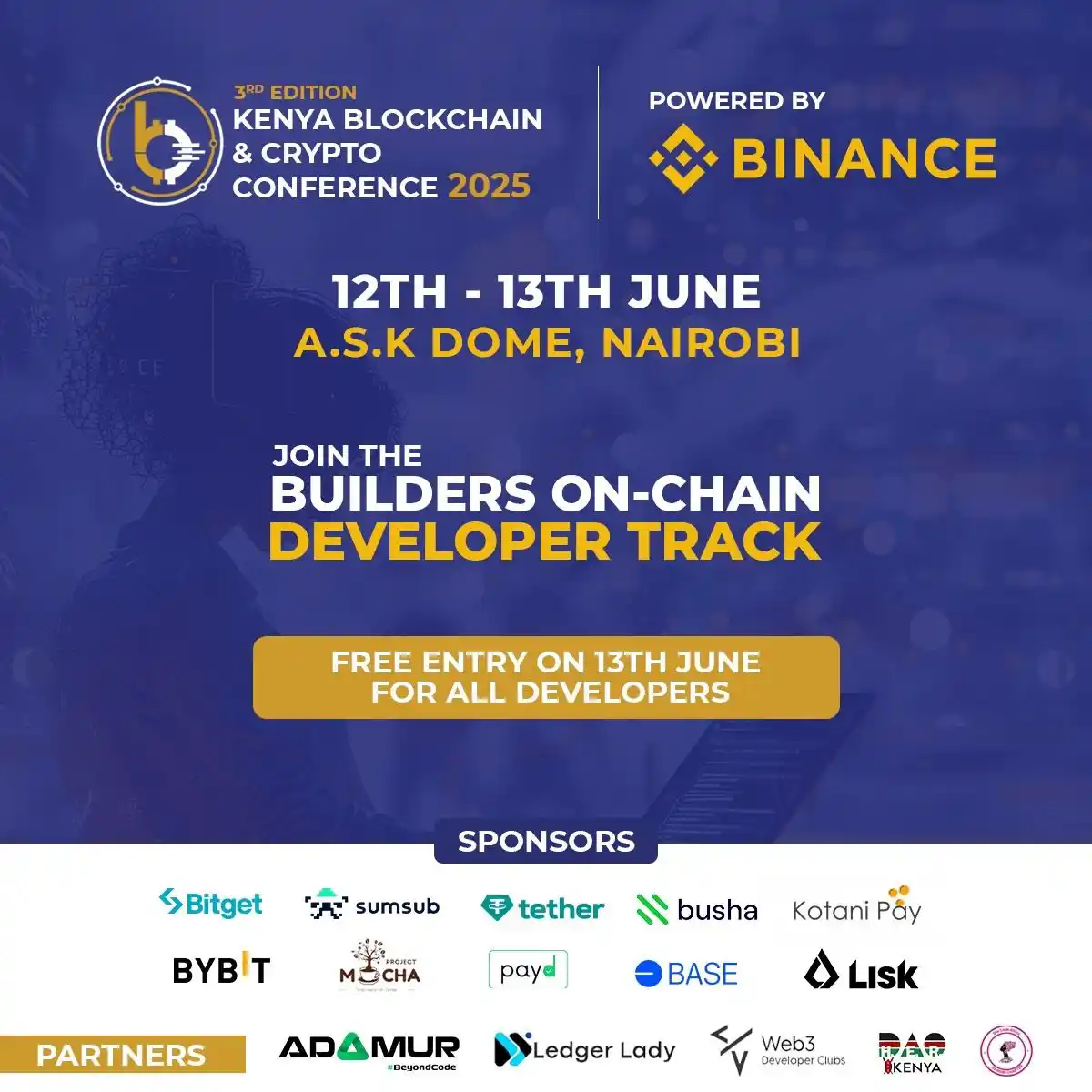Image from Kenya Tech Events: Hey Devs, KBCC 2025 – Day 2 is for You What to expect: 👨💻 Dev-led...