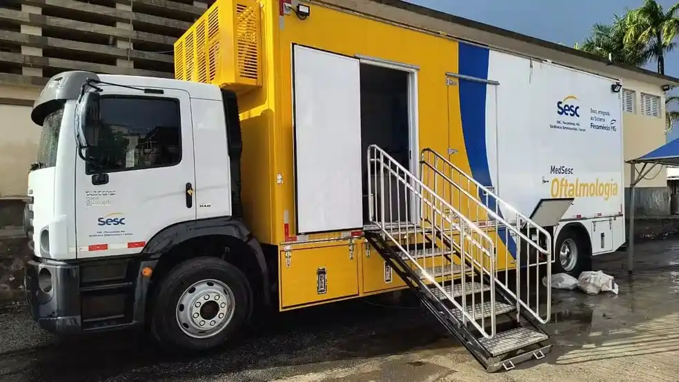 Image from g1 Centro-Oeste: 👩⚕️ Divinópolis recebe duas carretas de saúde com atendimentos gratu...