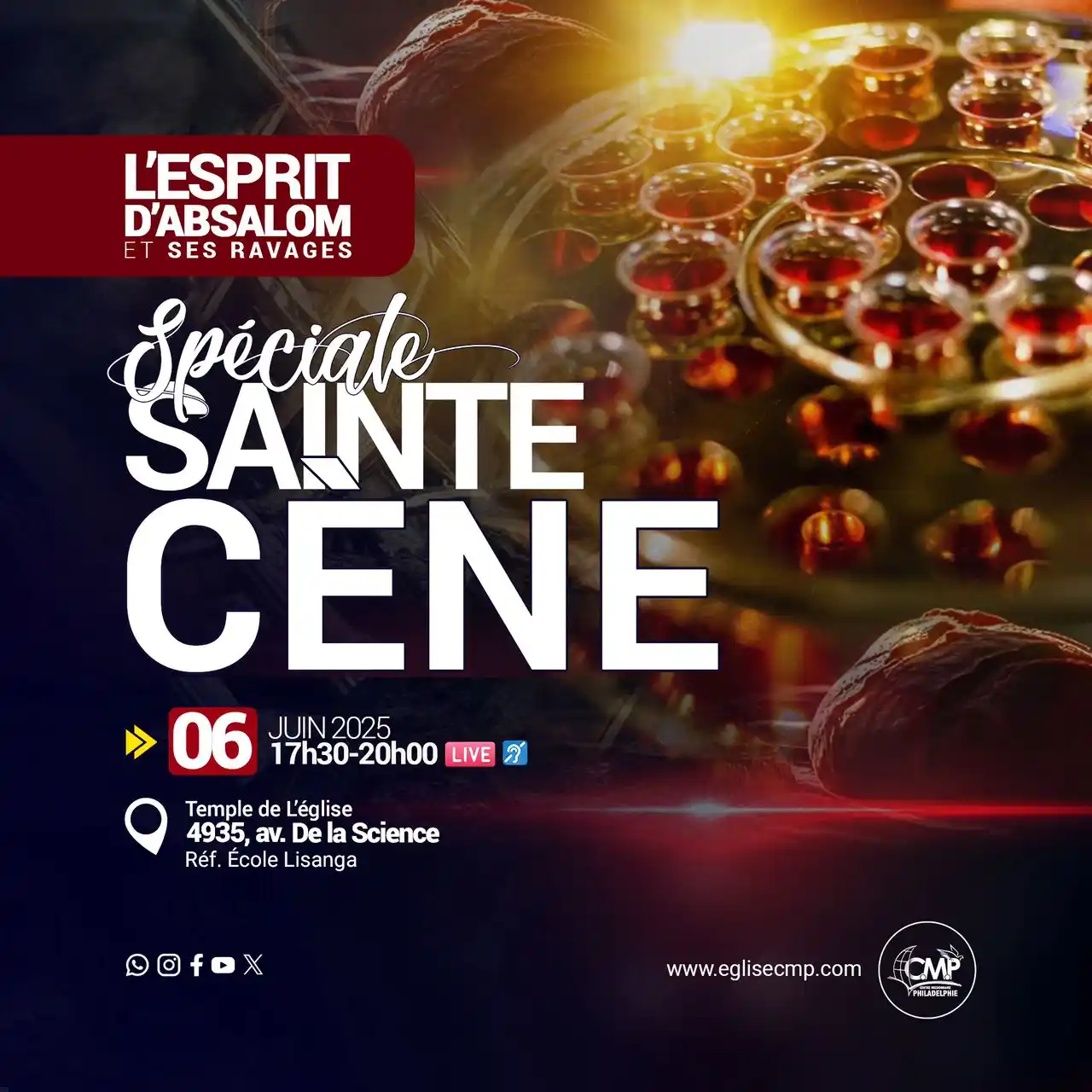 Image from Centre Missionnaire Philadelphie: 🥖🍷 Ce soir, nous clôturons le séminaire par un moment de profonde al...
