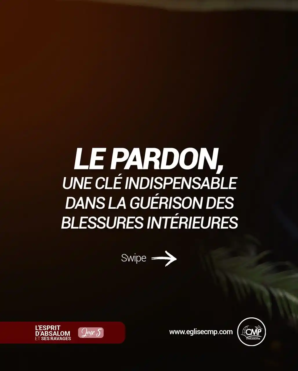 Image from Centre Missionnaire Philadelphie: Le pardon ne minimise pas la blessure… mais il t’évite de vivre captif...