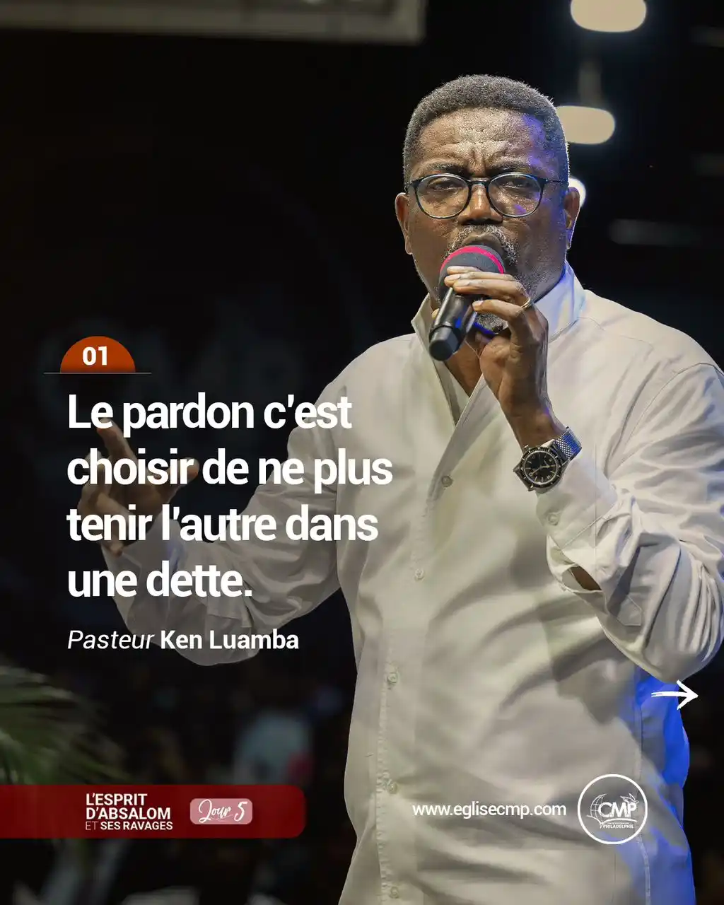 Image from Centre Missionnaire Philadelphie: Le pardon ne minimise pas la blessure… mais il t’évite de vivre captif...