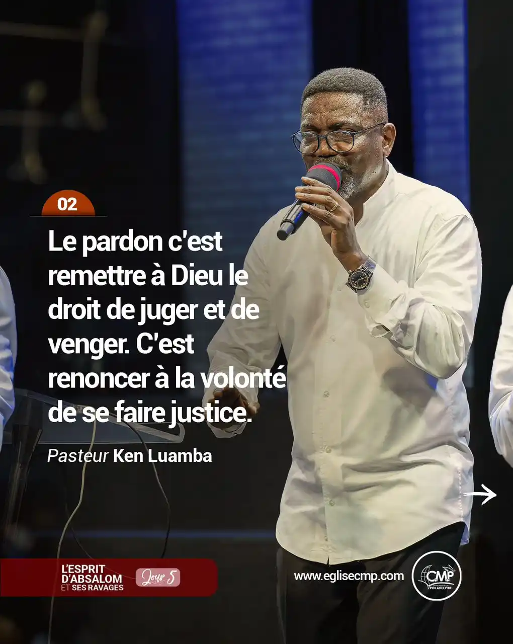 Image from Centre Missionnaire Philadelphie: Le pardon ne minimise pas la blessure… mais il t’évite de vivre captif...