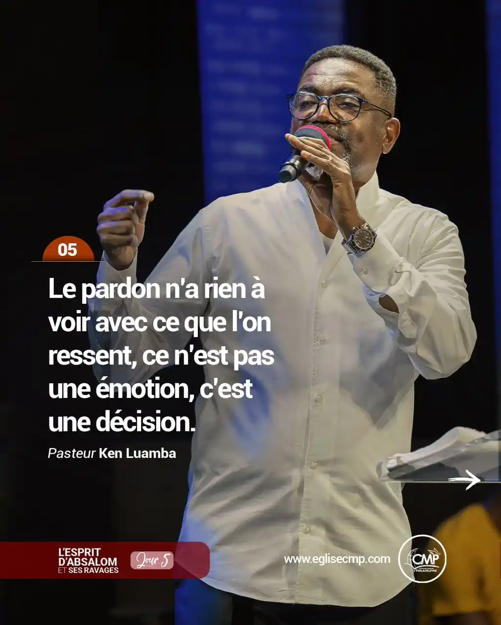 Image from Centre Missionnaire Philadelphie: Le pardon ne minimise pas la blessure… mais il t’évite de vivre captif...