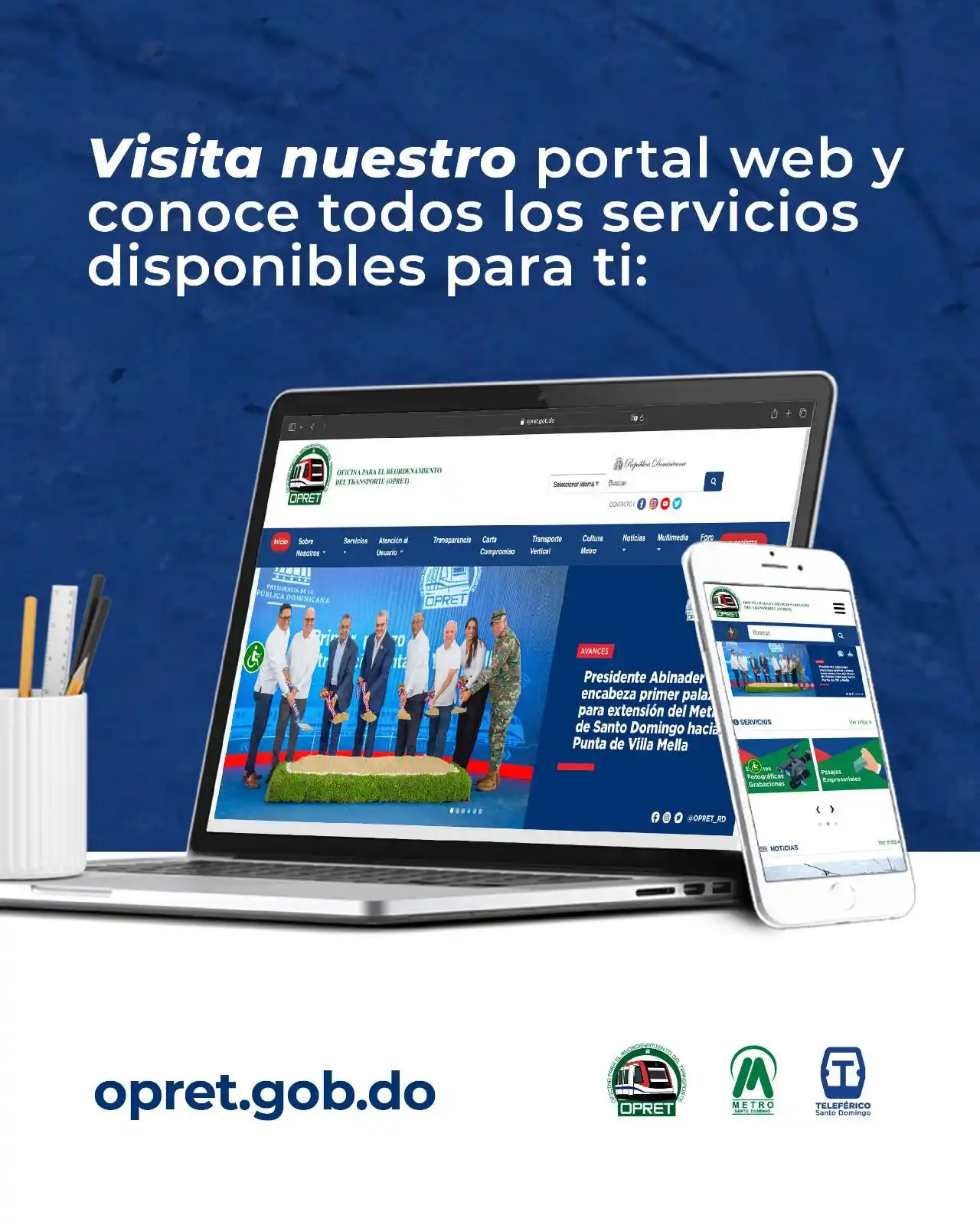 Image from Metro de Santo Domingo: ¿Quieres conocer los servicios que tenemos para ti? 👨🏻💻 Visita nue...