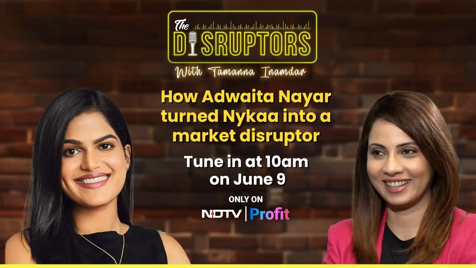 Image from NDTV Profit: *THE DISRUPTORS* Adwaita Nayar on building Nykaa and reshaping India’...