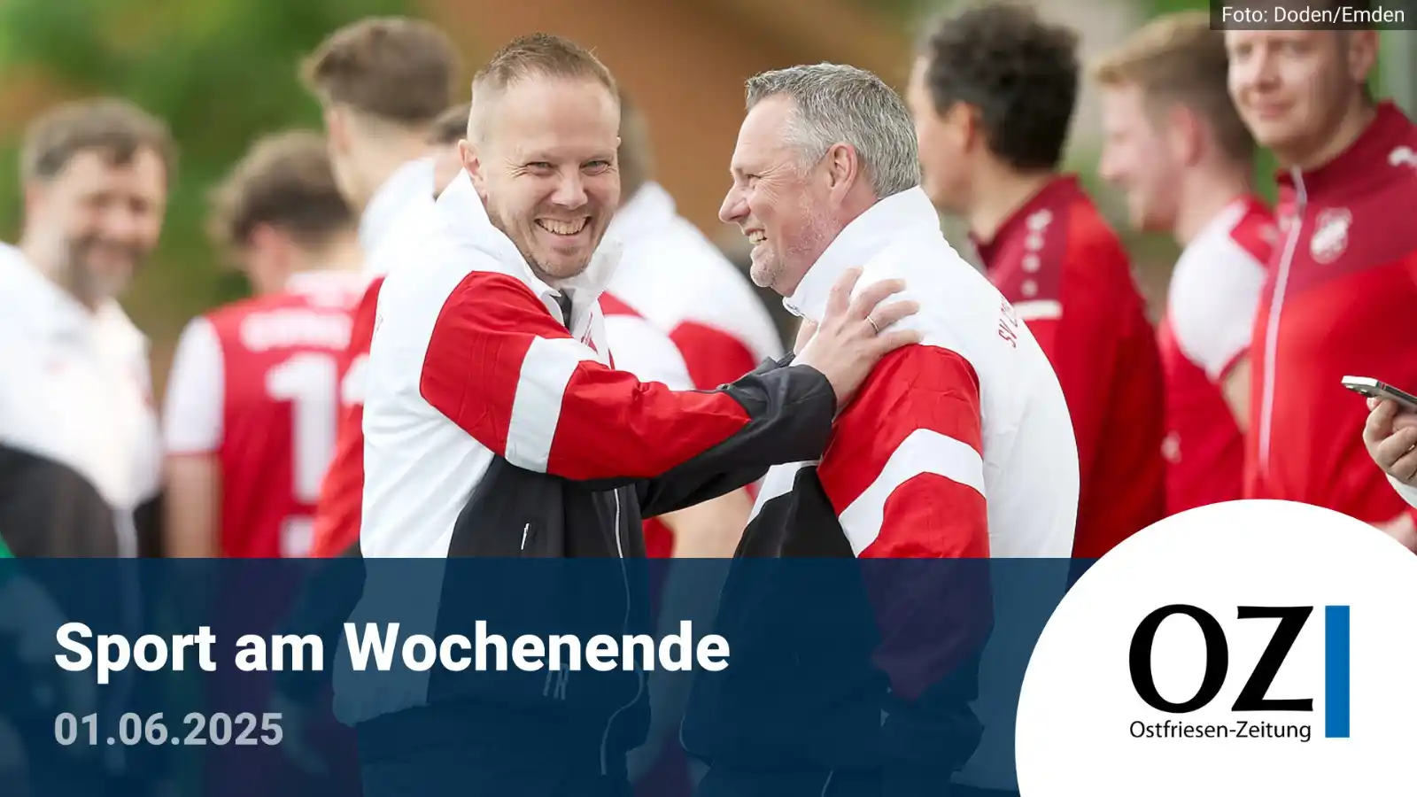 Image from Ostfriesen-Zeitung: Bezirksliga-Klassenerhalt geschafft: Tränen der Erleichterung bei Wies...