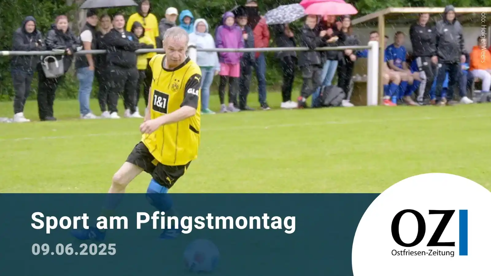 Image from Ostfriesen-Zeitung: ⚽ BVB trat zum Benefizspiel an: Ihrens Trainer trifft für Dortmund per...