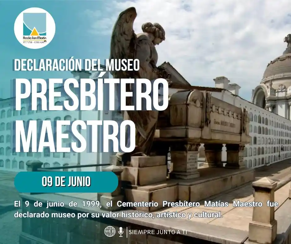 Image from Radio San Martín 97.7 FM - 1380 AM: Efemérides || 🕯️🏛️ Un museo que guarda siglos de historia El 9 de ju...