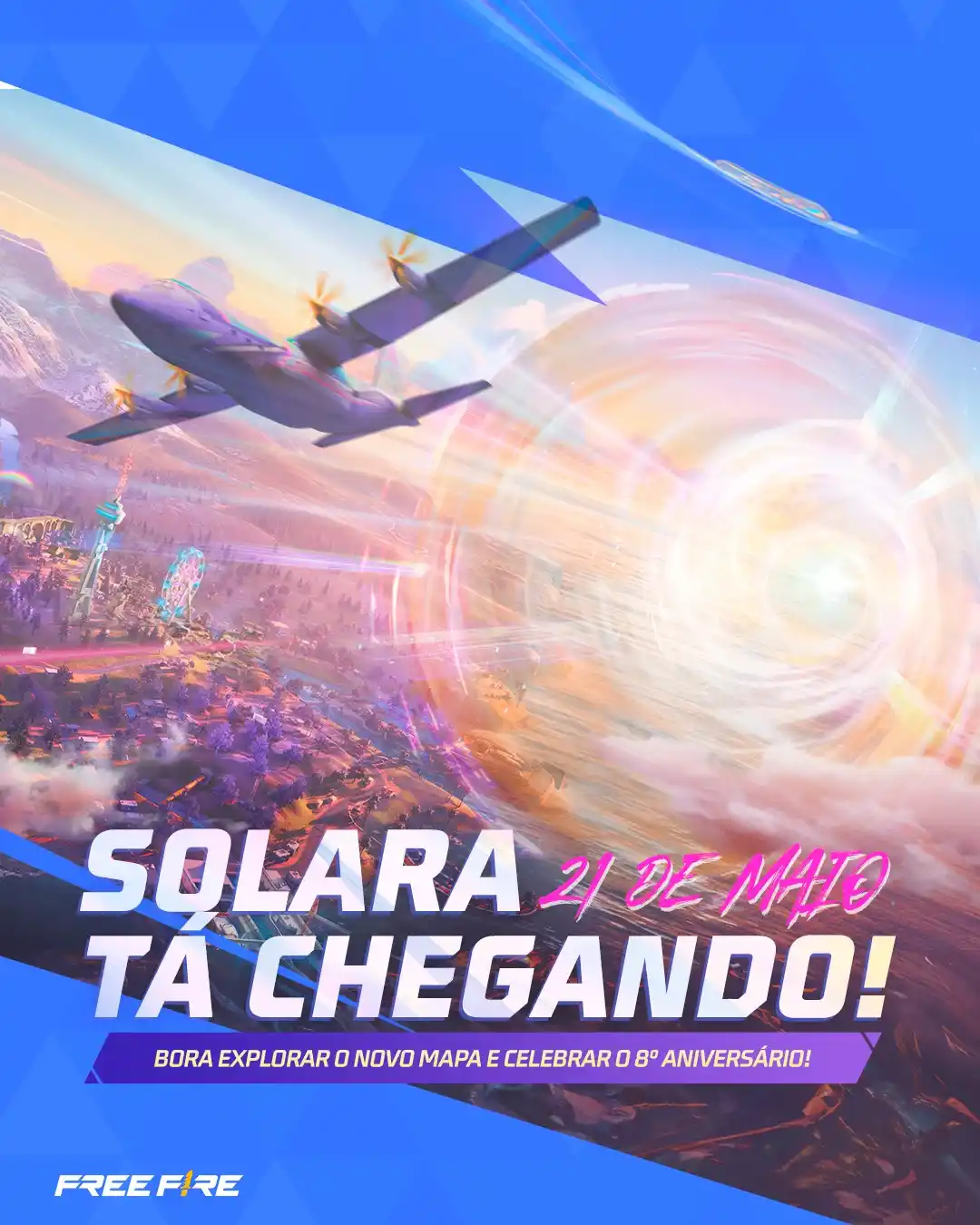 Free Fire Brasil post