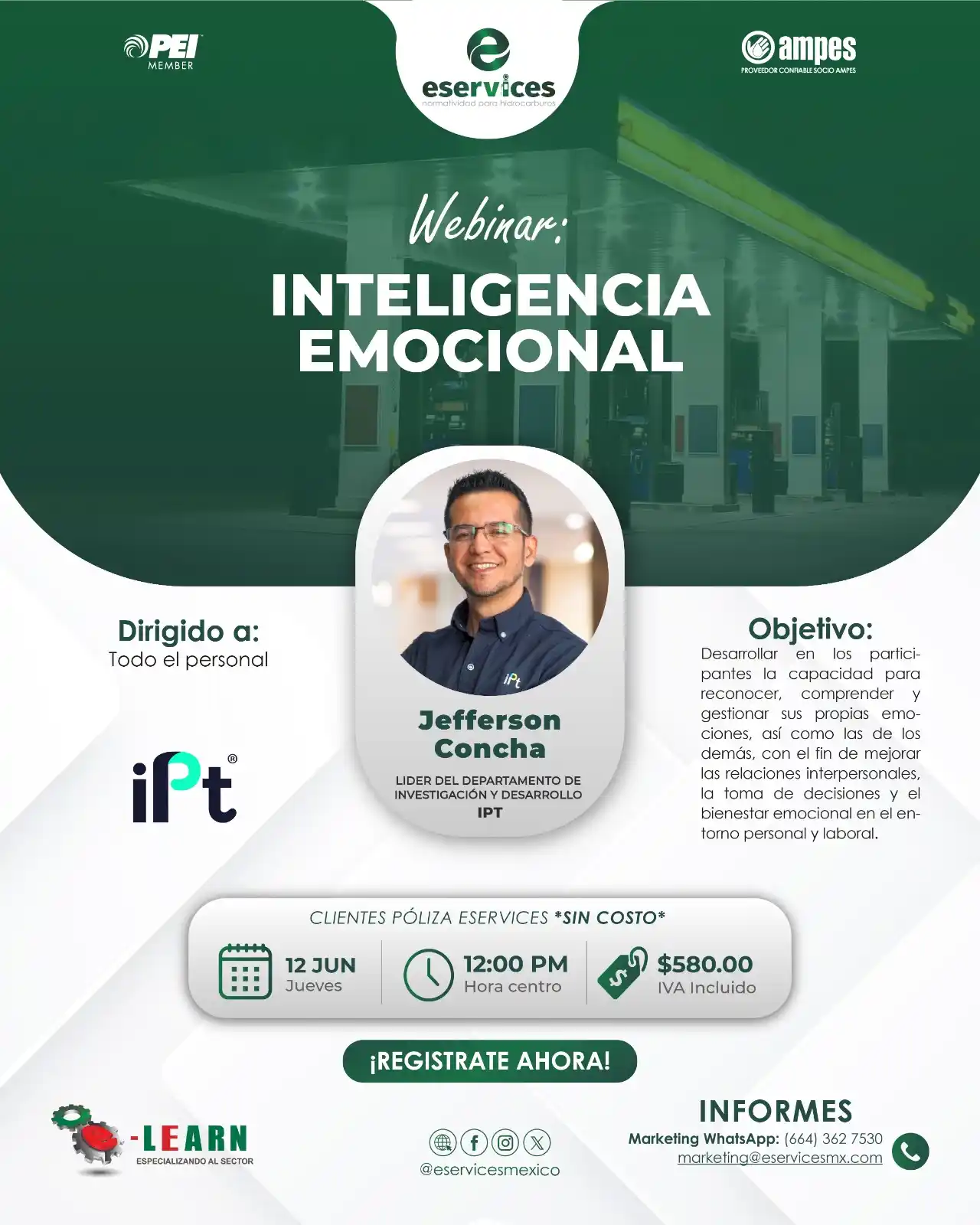 Image from Eventos E-services.: 🧠 Desarrolla tu Inteligencia Emocional y transforma tu entorno labora...