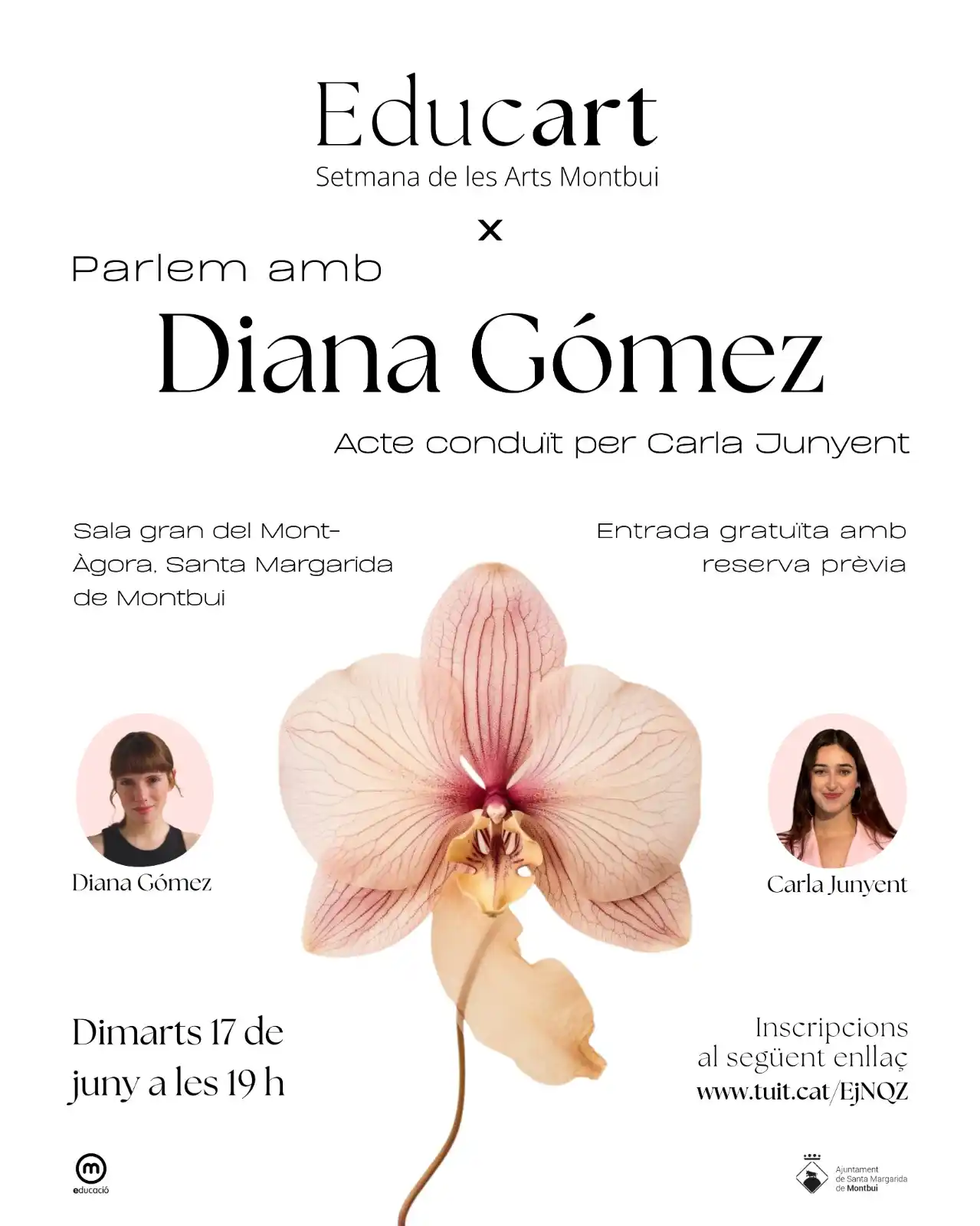 Image from Ajuntament Santa Margarida de Montbui: EDUCACIÓ | EDUCART X PARLEM AMB DIANA GÓMEZ🎭 Acte de cloenda de la S...