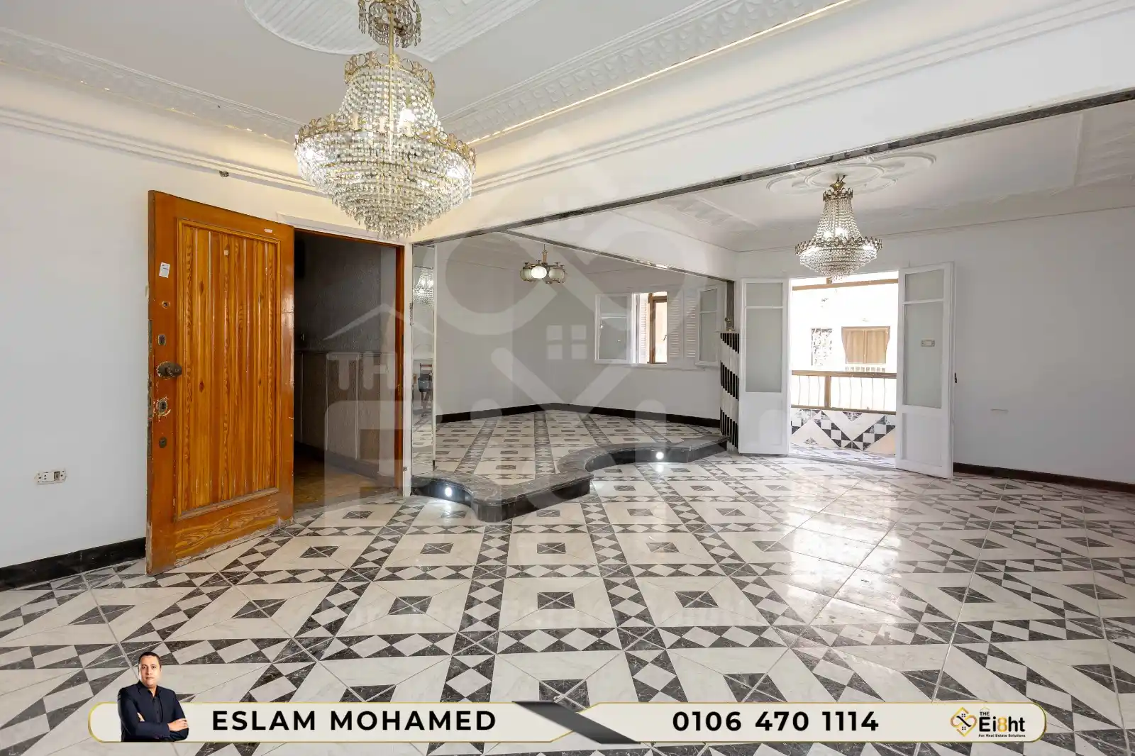 Image from The8 For Real Estate Solutions: شقة للبيع 160 م الابراهيمية ( متفرع من شارع بورسعيد ) و بالقرب من مي...