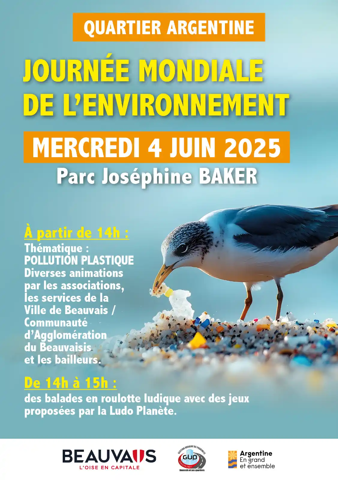 Image from Ville de Beauvais: 🌍 JOURNÉE MONDIALE DE L’ENVIRONNEMENT À BEAUVAIS 🌿 📅 Les 4 et 5 jui...