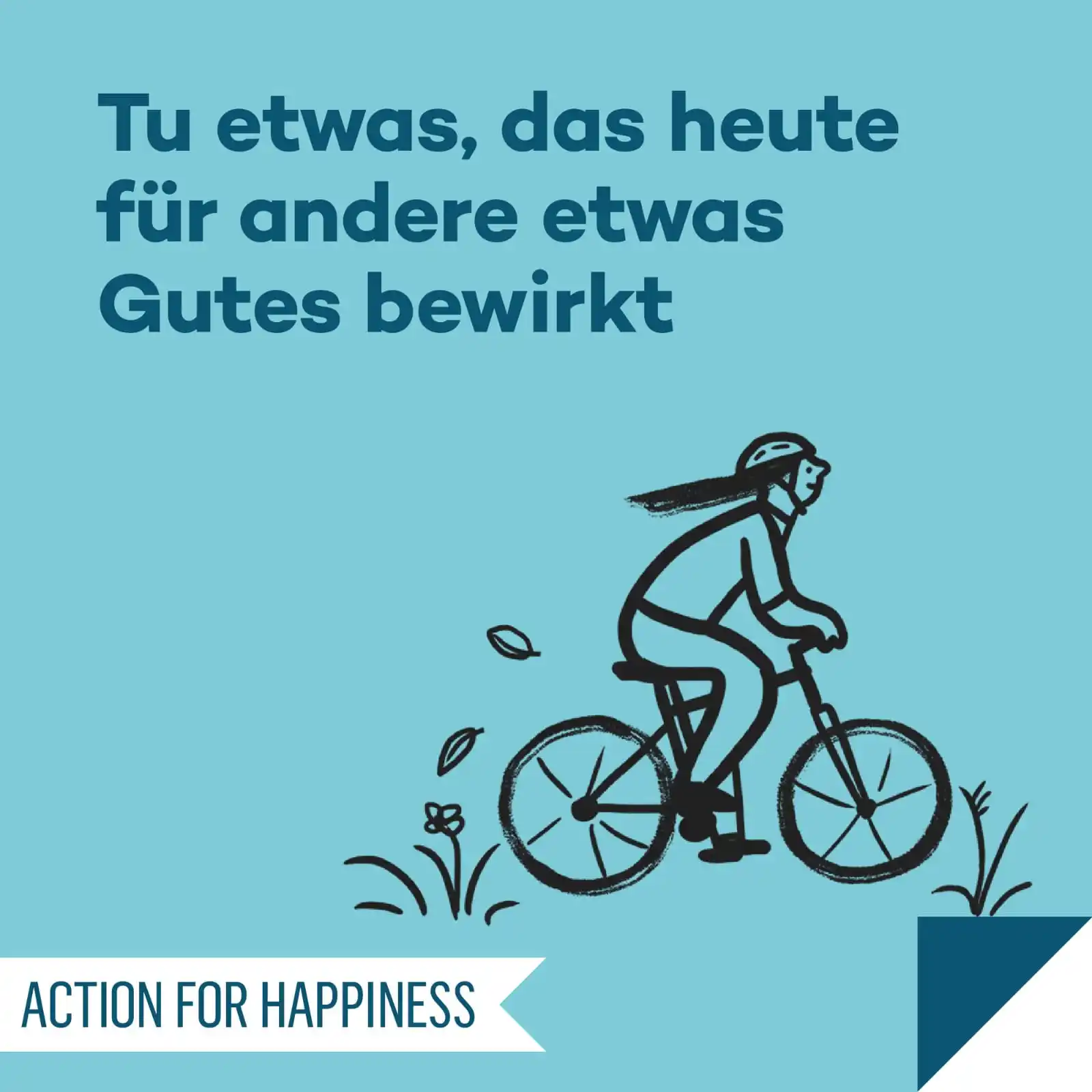 Image from Action for Happiness DE: 👥 SINNVOLLER MAI, Tag 24 🌍 Tu etwas, das heute für andere etwas Gute...