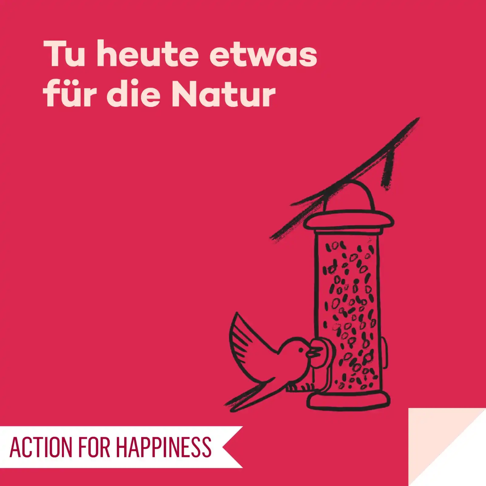 Image from Action for Happiness DE: 👥 SINNVOLLER MAI, Tag 29 🌍 Tu heute etwas für die Natur❣️ Aktionska...