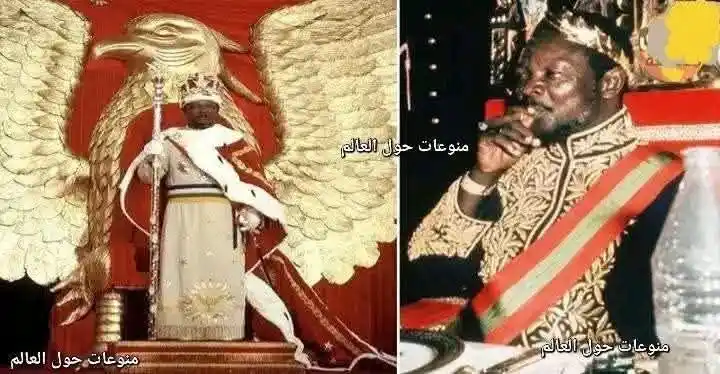 Image from قصص متع ذهنك📖✨: *" بوكاسا" هو رجل عسكرى حكم افريقيا الوسطى جاء للحكم وكلف حفل تنصيبه ث...