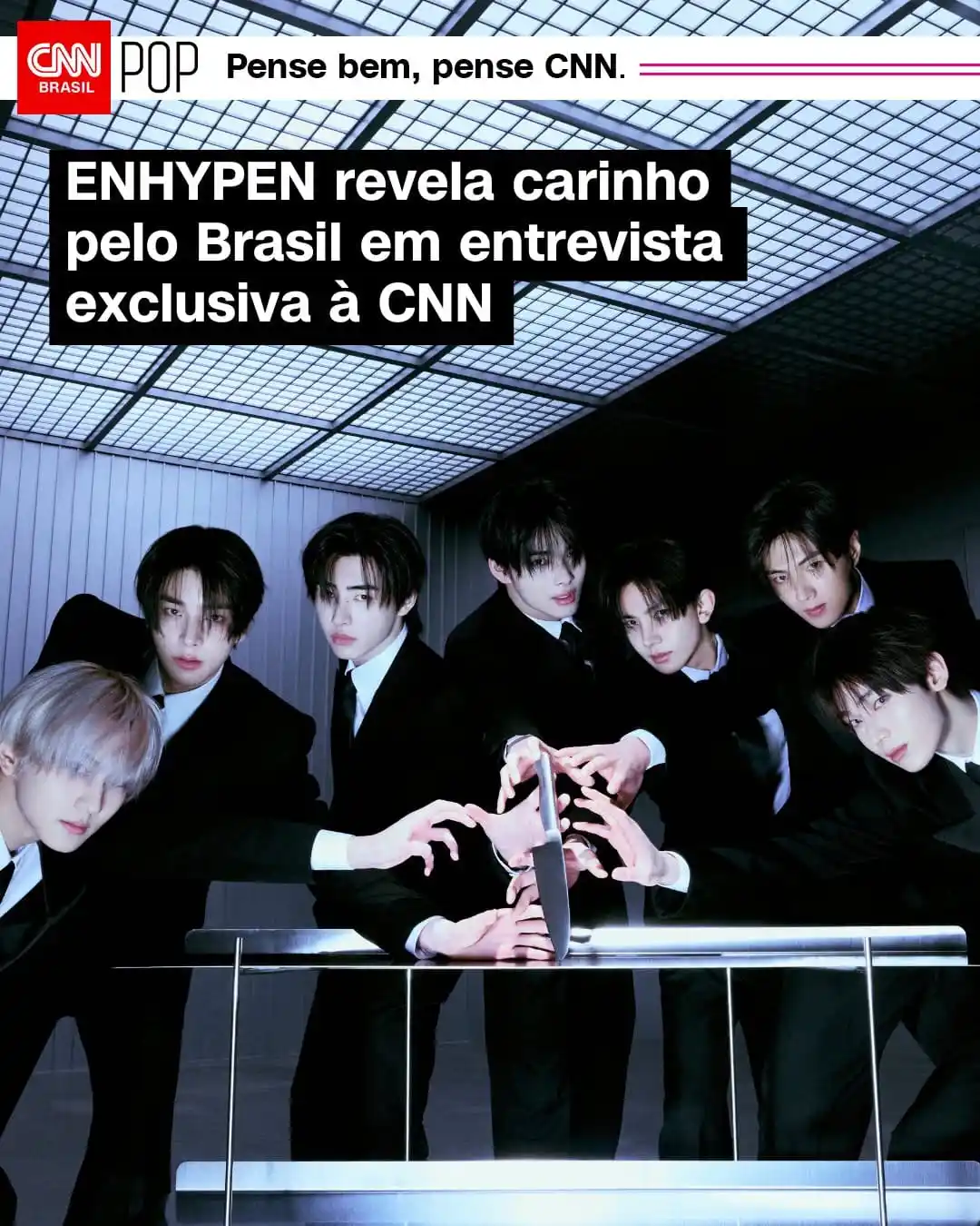 Image from ꒰ঌ ENHYPEN ໒꒱: *📸 | INSTAGRAM POST `@cnnpop`*  > [📸×6]  *Español* > _@enhypen_ ama ...