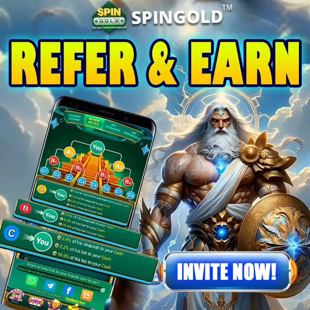 Image from Spingold.com: 🩵🩵🩵🩵🩵🩵🩵🩵🩵 SPINGOLD REFER & EARN 🩵🩵🩵🩵🩵🩵🩵🩵🩵 1️⃣Invit...