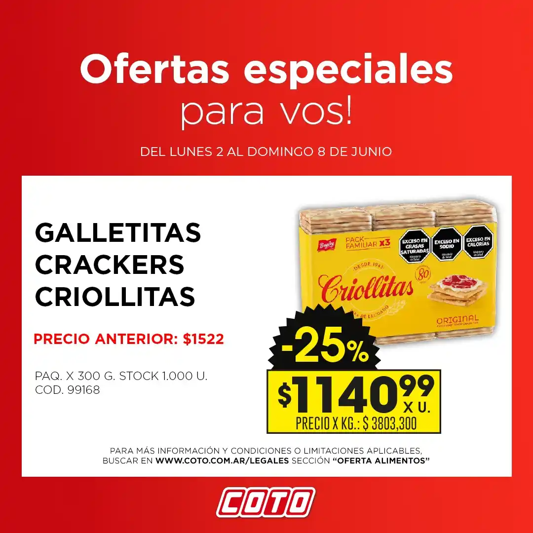 Image from COTO 🇦🇷: ¡Te compartimos la *oferta especial* de la semana para tus desayunos y...