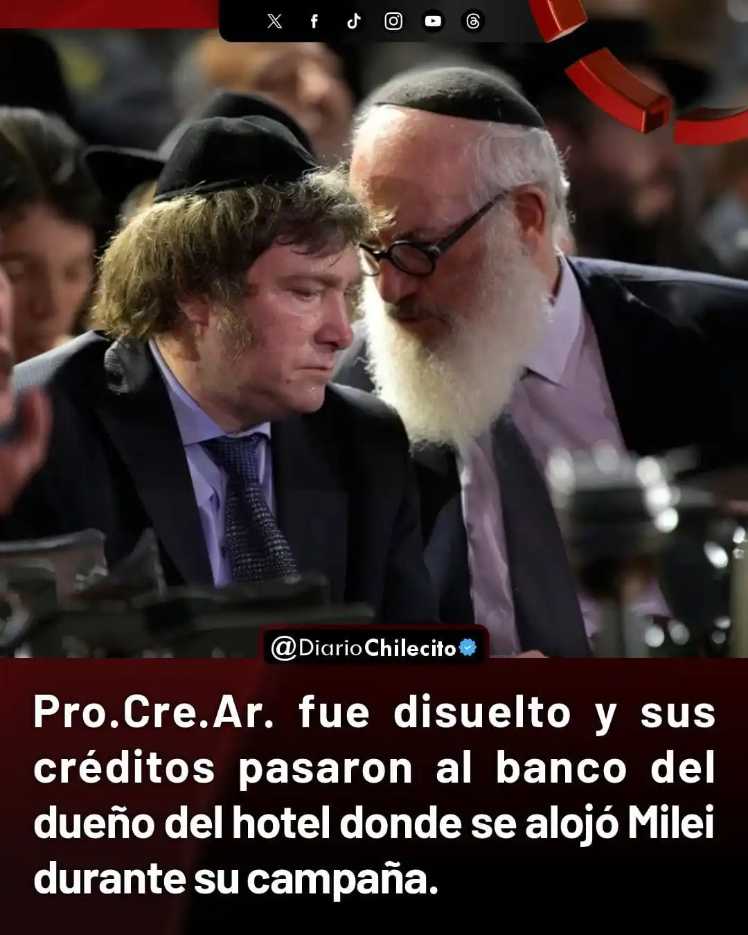 Image from Diario Chilecito: ● El Gobierno nacional disolvió el Fondo Fiduciario Pro.Cre.Ar. median...
