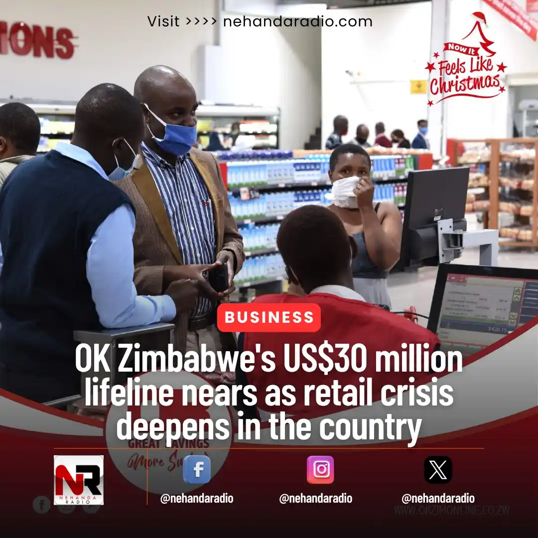 Image from Nehanda Radio: HARARE - OK Zimbabwe Limited, one of the country's prominent retailers...