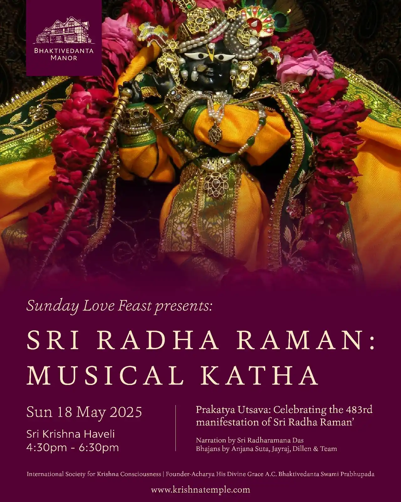 Bhaktivedanta Manor post