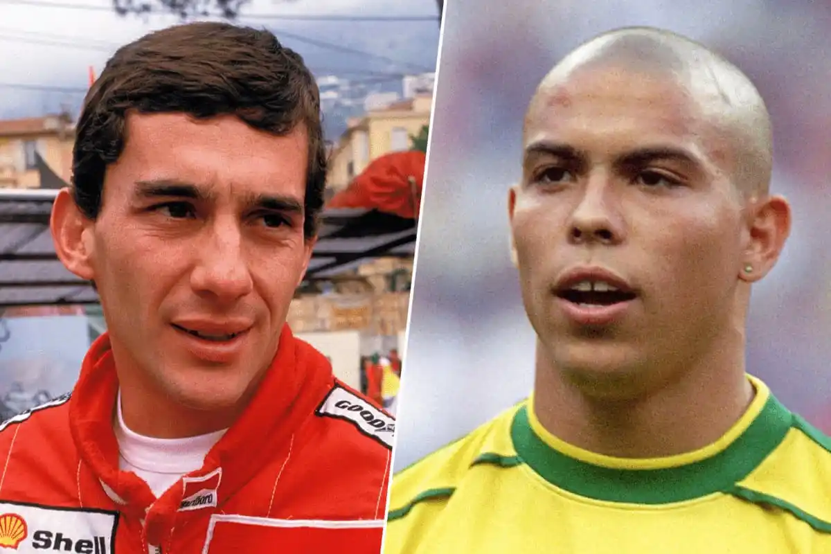 Image from Esportelândia: *🇧🇷⚽️🏎 A PROMESSA DA SELEÇÃO BRASILEIRA PARA SENNA!* O narrador Ga...