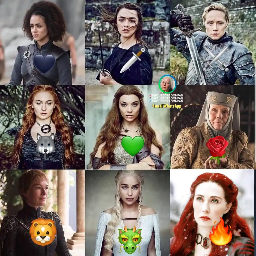 Image from HOUSE DRAGÓN FANÁTICOS 🛡️: *¿Cuál es tu personaje femenino favorito de Juego de Tronos?*  *Reacci...