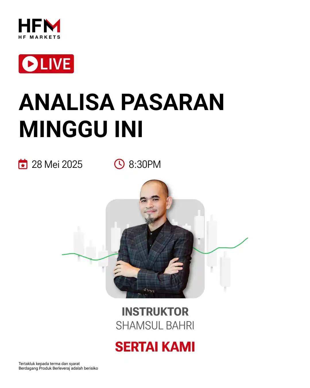 Image from HFM Malaysia: *🎯 FB Live: Kupas Pasaran Minggu Ini!* Market minggu ni memang penuh...