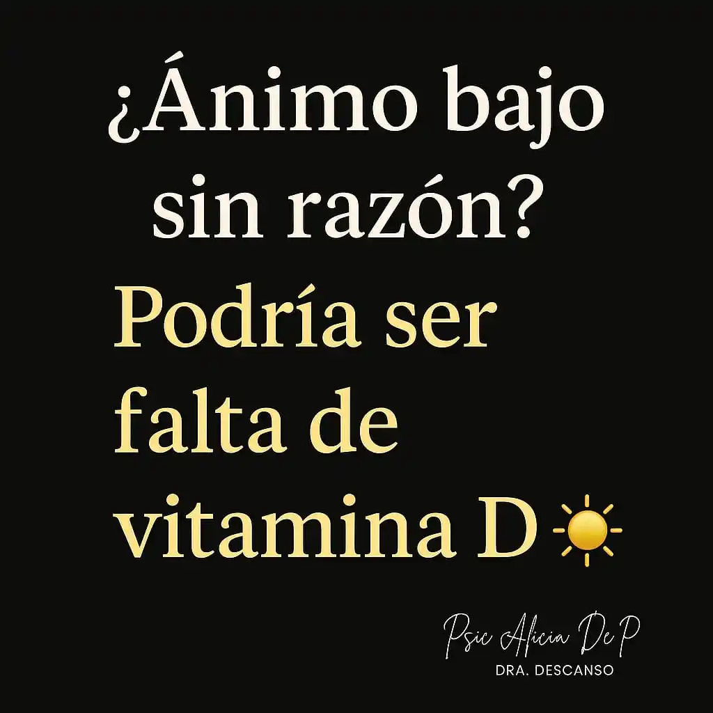 Image from Bienestar en Armonía con Psic. Alicia D de P: La vitamina D no solo fortalece tus huesos, también tiene un impacto d...