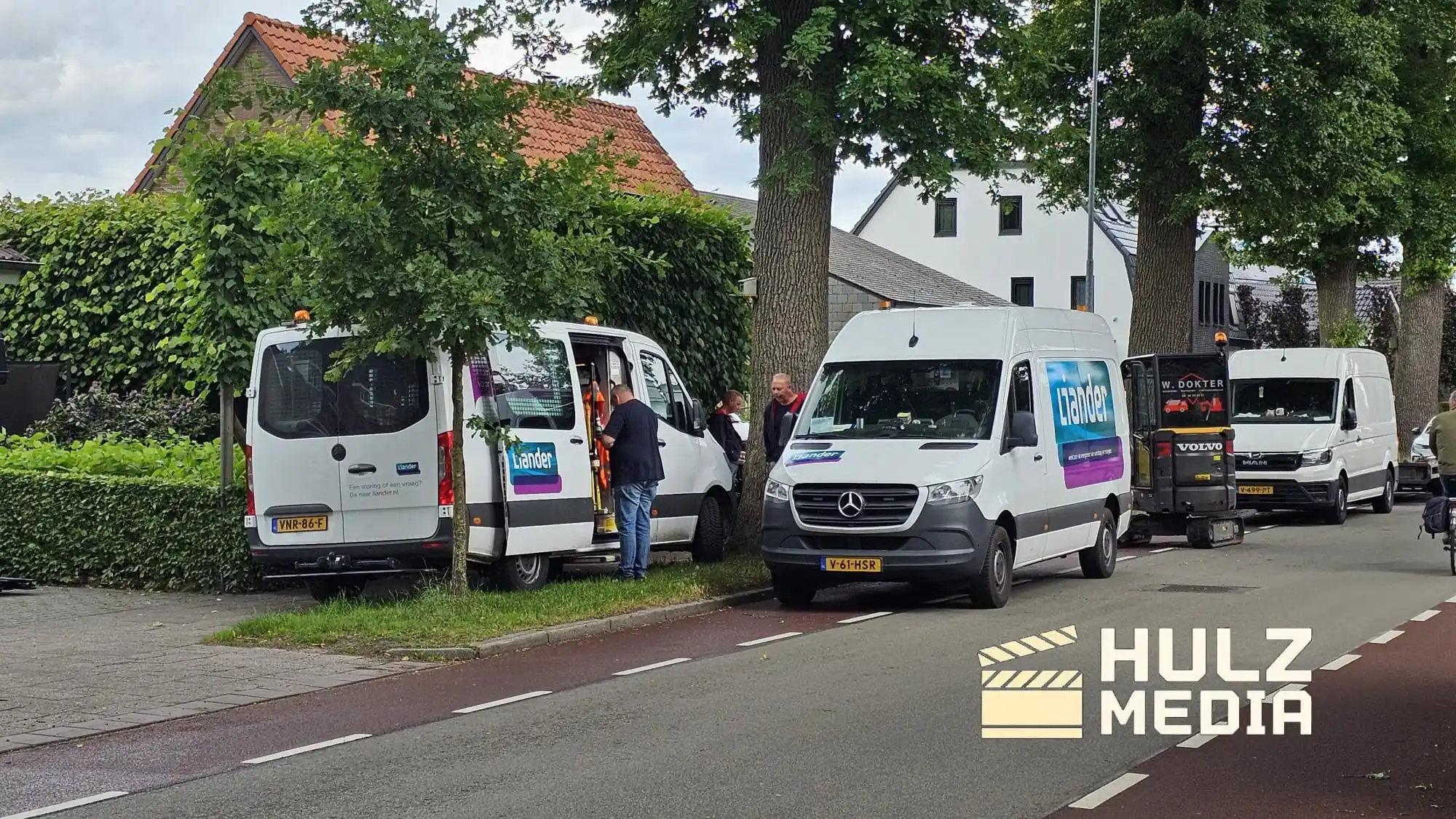 Image from Hulz Media ✅: Stroomstoring treft meerdere straten in Nunspeet, Liander moet graven....