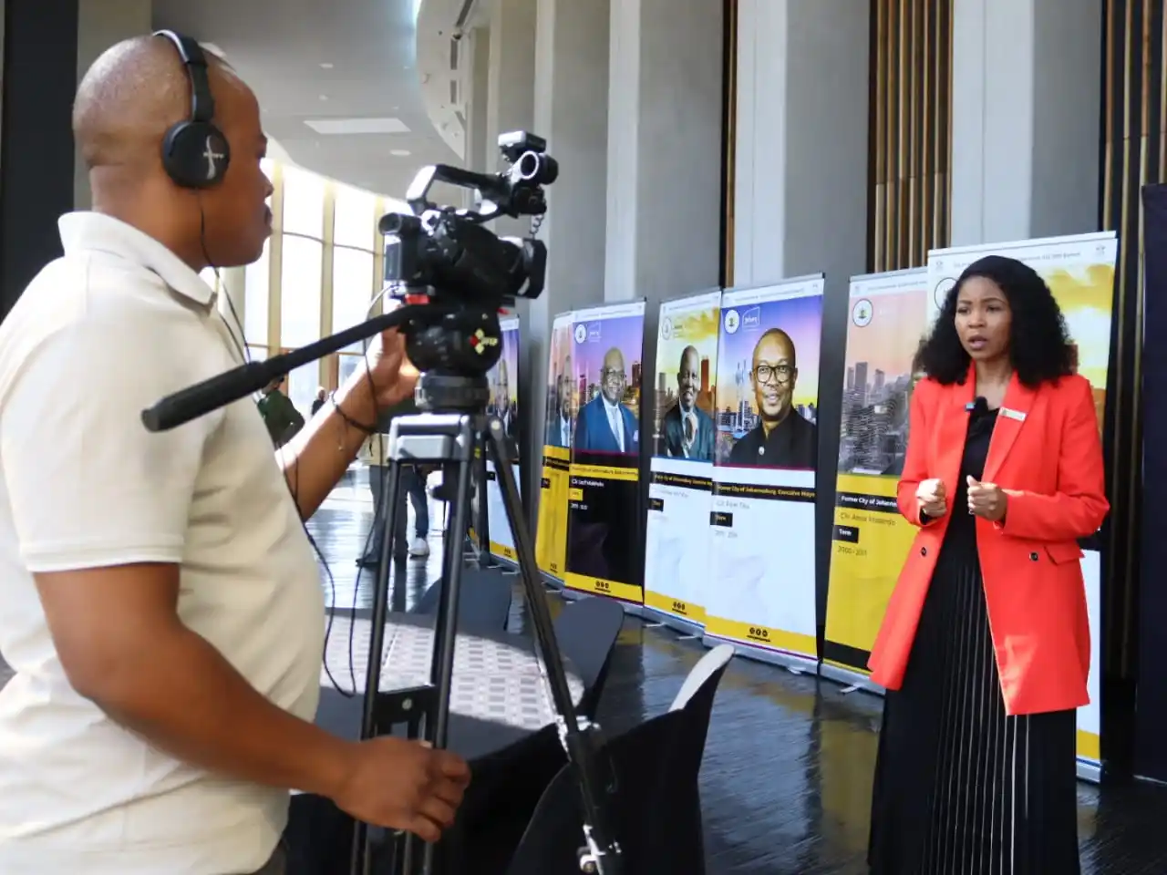 Image from City Of Joburg: The Speaker of Council, CLLR Nobuhle Mthembu, leads the District Men's...