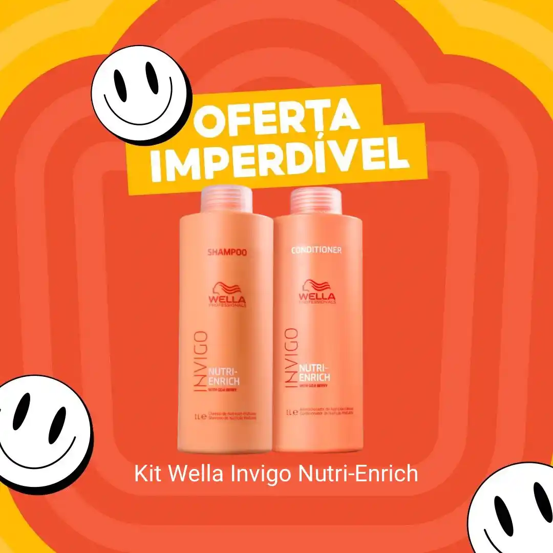 Image from Shopee Brasil : ALERTA DE ACHADINHO PROFISSIONAL! O Kit Wella Invigo Nutri-Enrich (Sh...