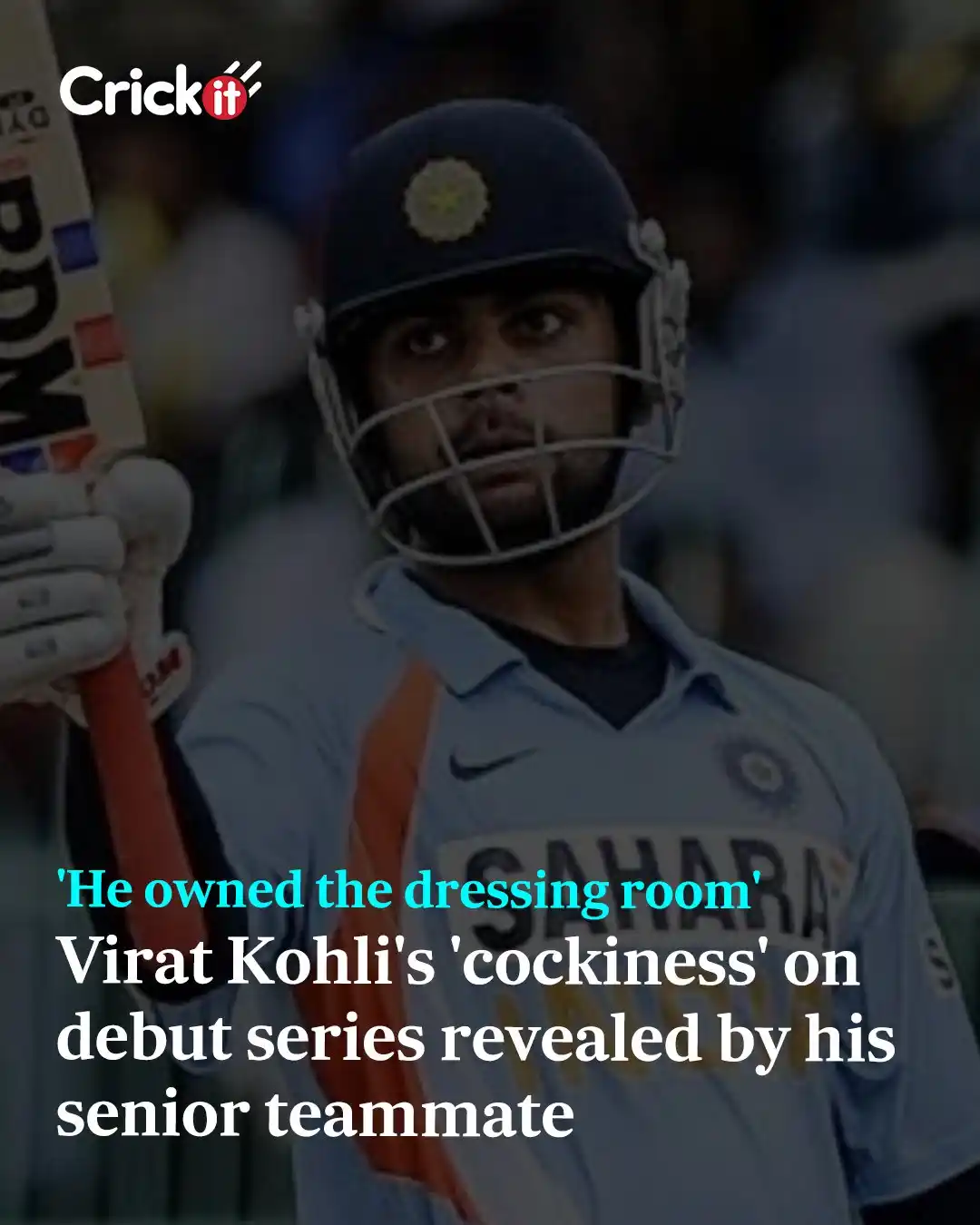 Image from Hindustan Times: CrickIt | Irfan Pathan reminisced about Virat Kohli's entry into the d...