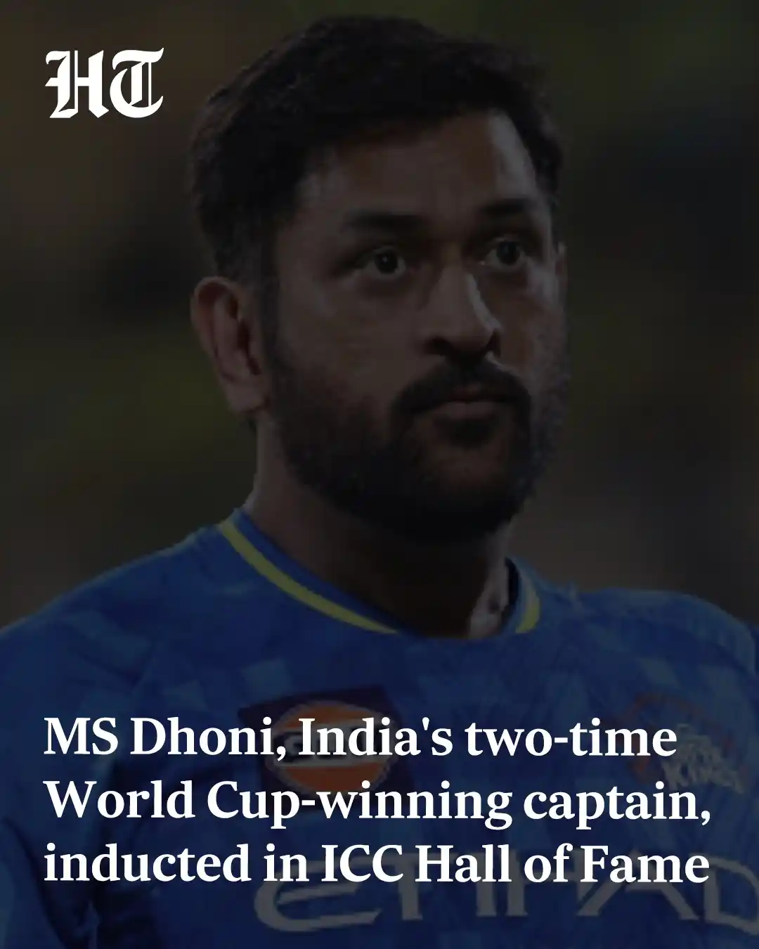 Image from Hindustan Times: CrickIt | Mahendra Singh Dhoni, former India captain who led the count...