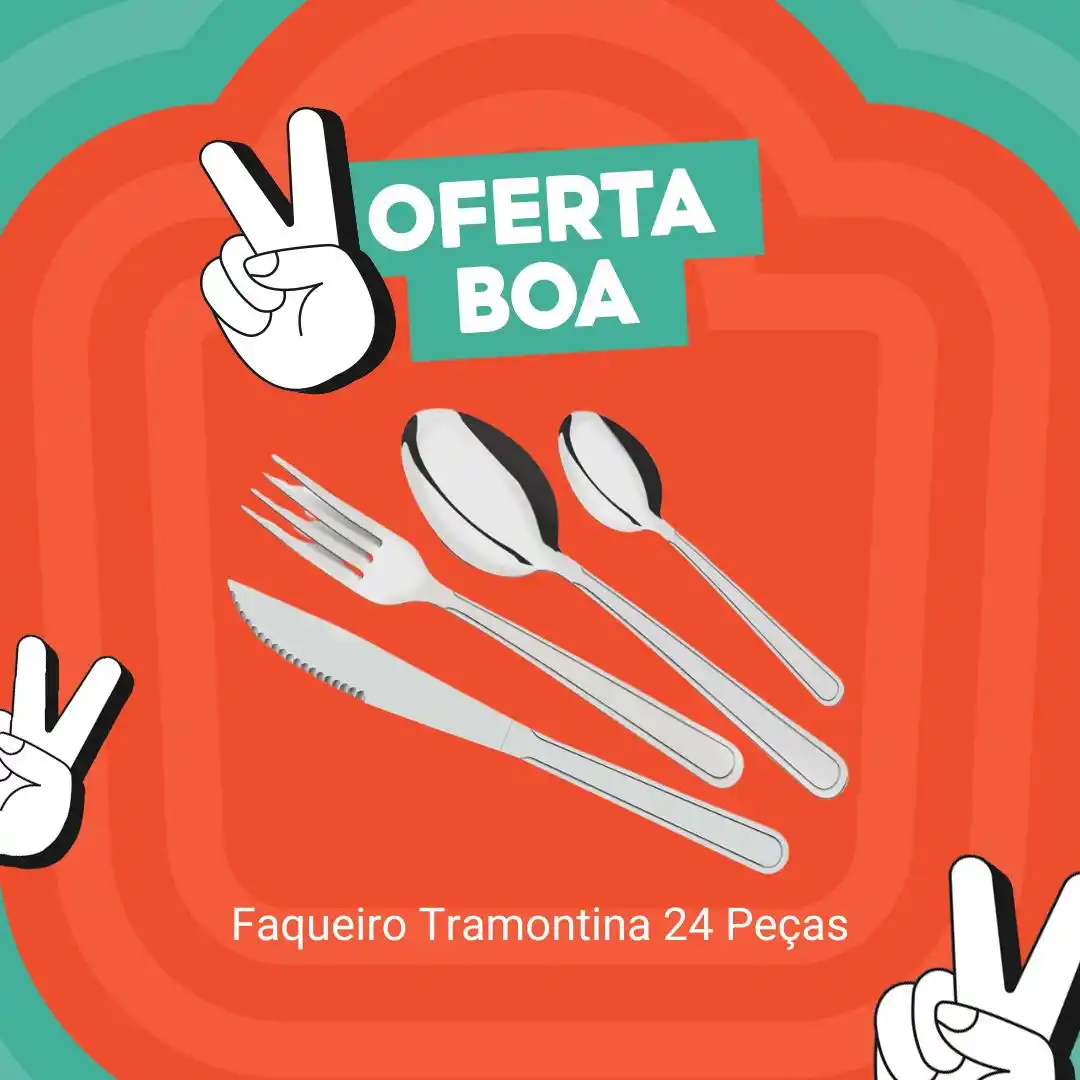 Image from Shopee Brasil : Deu vontade de renovar os talheres? 🍴 *A hora é agora!* O faqueiro ...