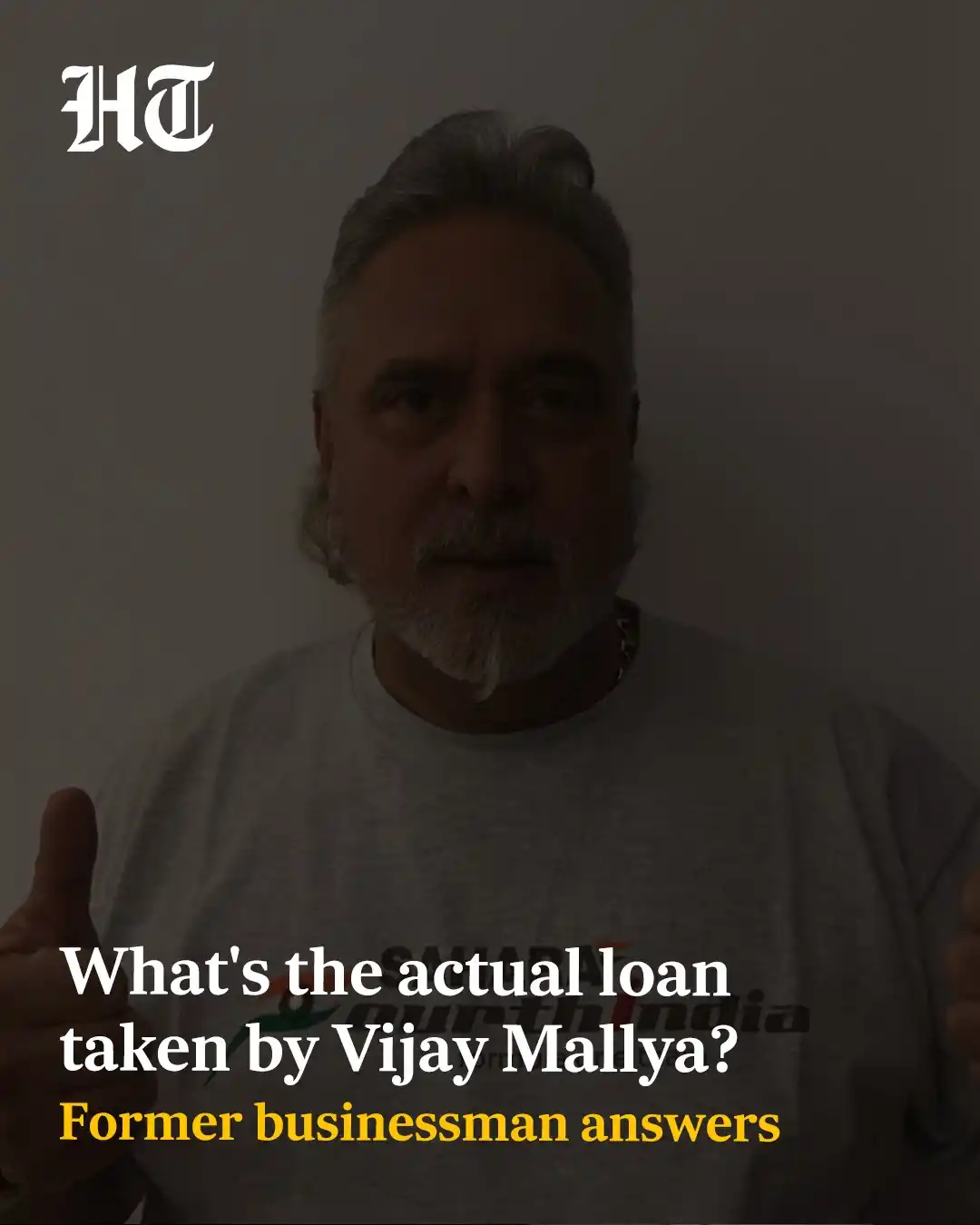 Image from Hindustan Times: Former businessman Vijay Mallya, an accused in fraud and money launder...