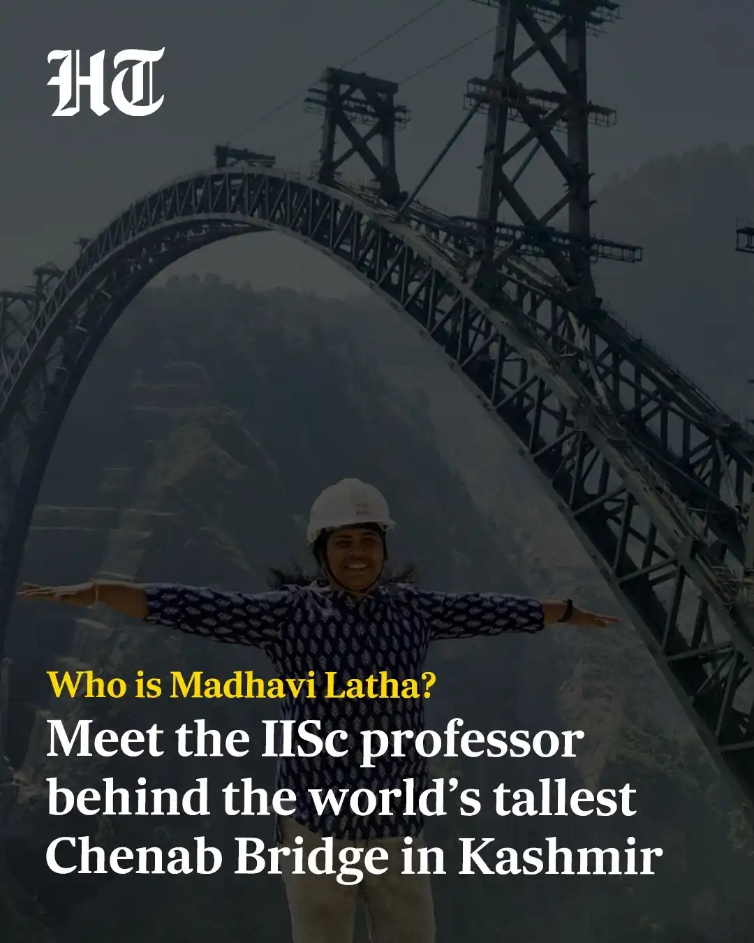 Image from Hindustan Times: Madhavi Latha from IISc’s Civil Engineering Department, played a pivot...