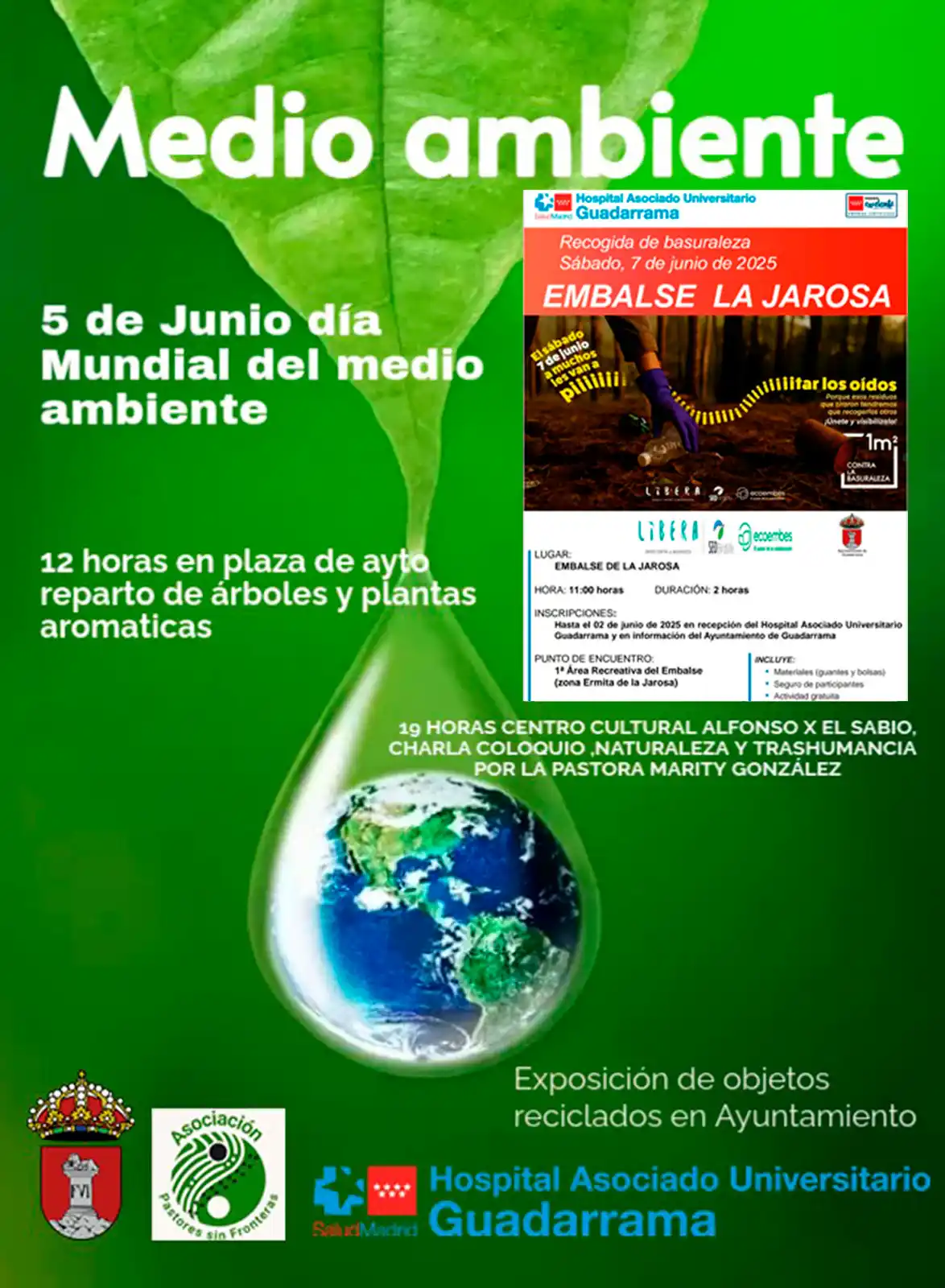 Image from Agenda y noticias de Guadarrama. Ayuntamiento de Guadarrama: Mañana, 5 de junio, se conmemora el Día Mundial del Medio Ambiente 🕛...