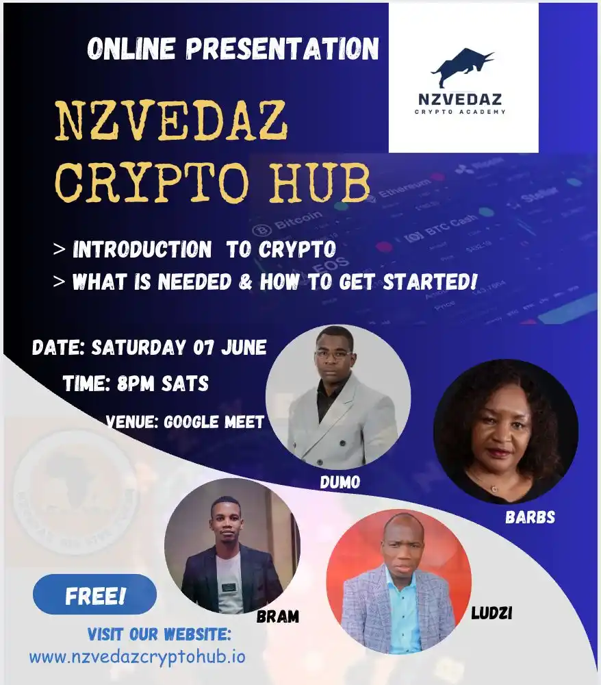Image from Nzvedaz Crypto Hub: 🚀 READY TO UNLOCK THE CRYPTO WORLD? 💰🌐 Join us for an exclusive FR...