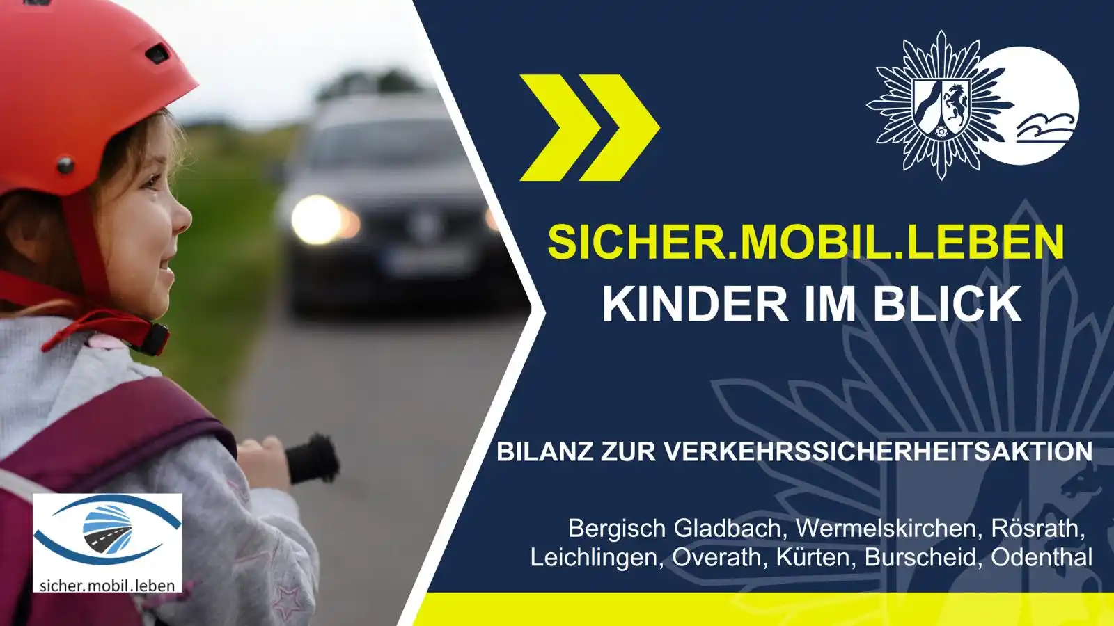 Image from Polizei NRW Rheinisch-Bergischer Kreis: *Sicher.mobil.leben - Kinder im Blick* Gestern (03.06.) war die Poliz...