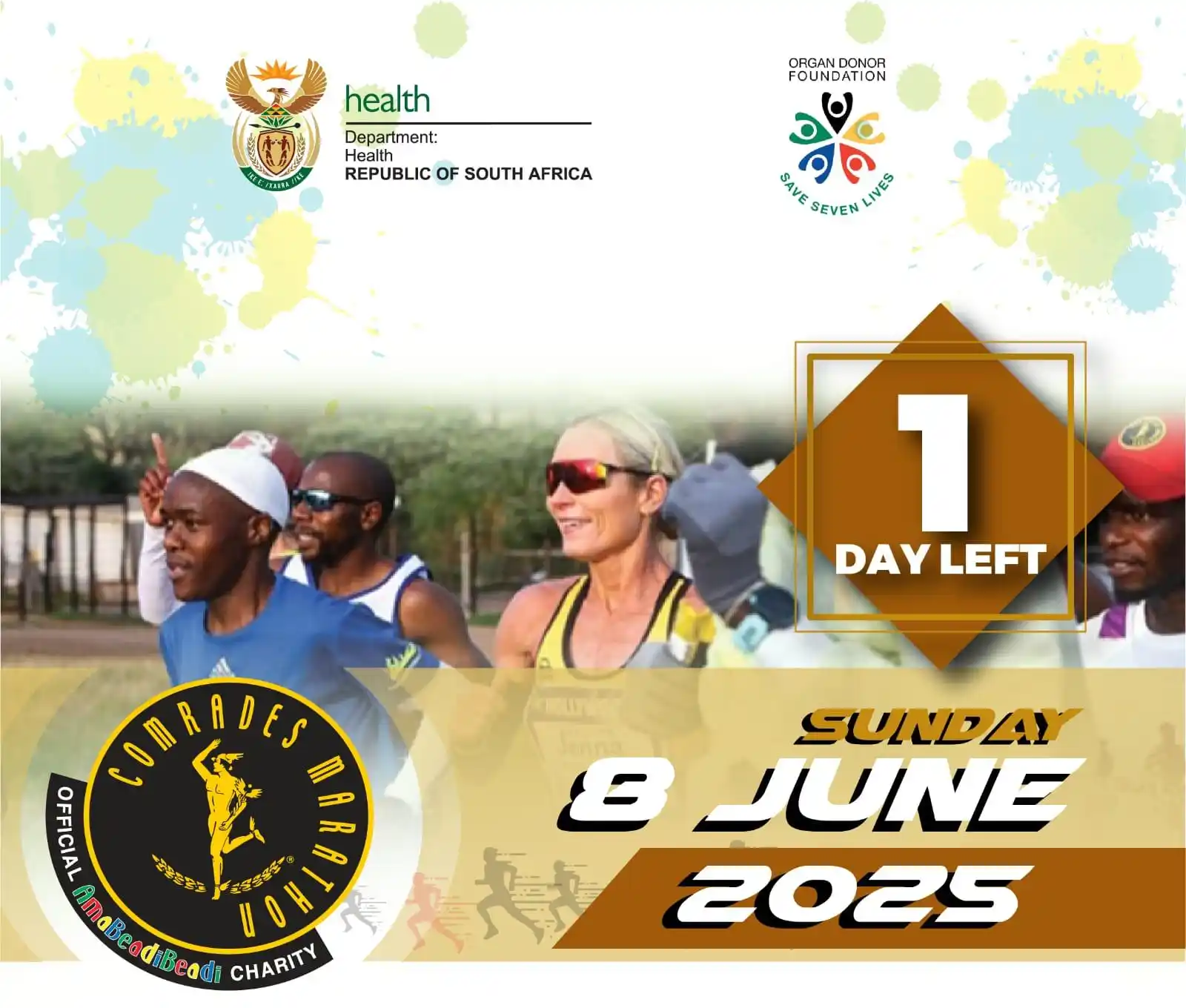 Image from HealthZA: 🏃♀️ 1 Day to Go until the Comrades Marathon! As runners lace up for ...
