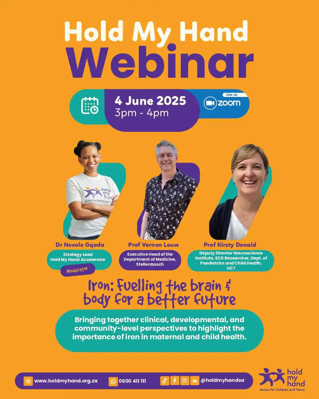 Image from HealthZA: Colleagues join us on 4 June at 3pm. for a power-packed webinar that p...