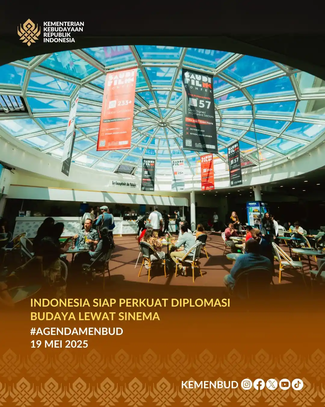 Image from Kementerian Kebudayaan: Diskusi dan potensi kerja sama terus bergulir dalam kunjungan kenegara...